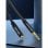 Câble stéréo Vention BBZBF mâle-femelle 3,5 mm, 1 m, contacts noirs et dorés