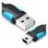 Cable USB Vention VAS-A14-B150 1.5m 480Mbps Azul Negro Mini USB Macho-Macho