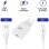 MYWAY MYWEPAK0002 1xUSB 15W Wandladegerät + 1,2m USB Typ-C Kabel Weiß