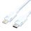Cable Vention LALSF USB-C Lightning 1m Azul 27W 480Mbps Algodón Trenzado