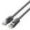 Cabo de rede Vention IBRBJ Cat.6A 5m preto RJ45 UTP Ethernet 1000Mbps