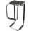 Soporte Bajo Mesa AISENS MPC08-337 Plata-Negro Ajustable 30kg para CPU/PC