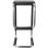 Soporte Bajo Mesa AISENS MPC08-337 Plata-Negro Ajustable 30kg para CPU/PC