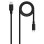 Cable USB 2.0 Nanocable 10.01.2101-L150 1.5m Negro 3A 480Mbps
