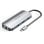 Docking Vention TOHHB USB-C HDMI 3xUSB 4K 100W PD RJ45 Grigio alluminio