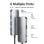 Docking Vention TOHHB USB-C HDMI 3xUSB 4K 100W PD RJ45 Grigio alluminio