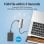 Docking Vention TOHHB USB-C HDMI 3xUSB 4K 100W PD RJ45 Grigio alluminio
