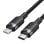 Câble Lightning USB Type-C Vention LALBF 1 m 27 W 480 Mbps Noir