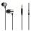 Auriculares AIWA ESTM-20SL com fio jack 3,5 mm graves potentes prata