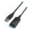 Cable alargador USB AISENS A101-0019 10m USB 2.0 Macho-Hembra Negro 60Mbps