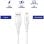 Cable USB Lightning Myway CB10i 1 m 2,4A blanco certificado RoHS CE