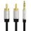 Cavo Hi-Fi Vention BCFBF da 3,5 mm a 2x RCA, nero, 1 m