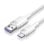 Câble USB 2.0 Vention CTOWH 2m 100W 6A USB-C vers USB-A Blanc Tressé