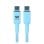 Cable WOXTER PE26-188 USB Tipo-C 60W 1.2m Azul silicona 480Mbps