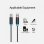 Cable XLR Vention BBFBJ 5m Negro Macho a Hembra Conector Oro PVC AWG23
