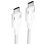 Câble USB Vention TRDWH 2.0 Type-C mâle vers mâle 3 A 60 W 480 Mbps 2 m Blanc