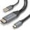 Cable conversor HDMI 2.0 macho USB-A macho a USB-C macho AISENS A109-0871 4K 1.8m negro