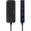 Hub AISENS 4 puertos 5000 Mbit/s USB 3.0 modelo A106-0714 Cable 60cm Negro