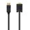 Nanocable DisplayPort auf VGA Konverterkabel 1m Vergoldet Geschirmt Schwarz