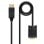 Cable conversor DisplayPort a VGA Nanocable 1m blindado en oro RoHS negro