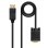Nanocable DisplayPort auf VGA Konverterkabel 1m Vergoldet Geschirmt Schwarz