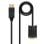 Cable conversor DisplayPort a VGA Nanocable 1m blindado en oro RoHS negro