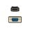 Cable conversor DisplayPort a VGA Nanocable 1m blindado en oro RoHS negro