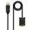 Nanocable DisplayPort auf VGA Konverterkabel 1m Vergoldet Geschirmt Schwarz