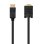 Nanocable DisplayPort auf VGA Konverterkabel 1m Vergoldet Geschirmt Schwarz