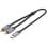 Cable Vention BGUHH USB Tipo-C a 2 RCA Macho 2m Cancelación Ruido Gris