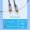 Cable Vention BGUHH USB Tipo-C a 2 RCA Macho 2m Cancelación Ruido Gris