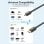 Cable Micro HDMI Vention AGIBF 2.0 4K 1m chapado en oro negro