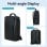 Mochila Vention KRRB0 Impermeable 20L para Portátil hasta 15.6? Negra