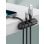 Organizador de cables Vention KBTB0 silicona negro 83mm 3 puertos