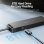 Hub Vention 4 puertos 480Mbps modelo CHMBF USB 2.0 cable 1m carcasa ABS