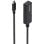 Cable alargador USB 3.2 AISENS A107-0870 10m USB Type-C/M-H Amplificado 5Gbps 100W Negro