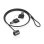 Cable de seguridad AISENS ASLK-D40K04-BK 1.5m acero cerradura con llave Kensington
