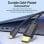 Cable HDMI Vention AGHBF 4K 1m Macho-Mini HDMI Macho chapado en oro negro