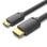 Cable HDMI Vention AGHBF 4K 1m Macho-Mini HDMI Macho chapado en oro negro