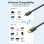 Câble Micro HDMI 2.0 4K Vention AGIBH 2 m, noir, plaqué or, double sens
