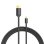Câble Micro HDMI 2.0 4K Vention AGIBH 2 m, noir, plaqué or, double sens