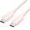 Câble USB-C Vention TRDPF 1 m 3 A 60 W Rose 480 Mbps Nickelé