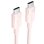 Câble USB-C Vention TRDPF 1 m 3 A 60 W Rose 480 Mbps Nickelé