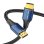 Cable HDMI Vention ALGLI 2.1 8K 3m Azul chapado en oro triple protección