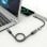 Cable USB-C AISENS USB 3.2 Gen2x2 20Gbps 8K@30Hz 5A 100W 2m Gris