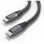 Cable USB-C AISENS A107-0875 3m 20Gbps 100W Aluminio Gris