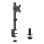 Soporte de Mesa AISENS DT32TSR-275 Giratorio Inclinable Hasta 10kg 17-32” Acero Negro
