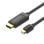 Cable Conversor Vention HAHBH Mini Displayport HDMI 2m Negro 4K Enchapado en Oro