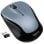 Ratón Logitech inalámbrico 1000 DPI ambidiestro óptico 3 botones plata/negro