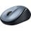Ratón Logitech inalámbrico 1000 DPI ambidiestro óptico 3 botones plata/negro